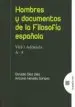 AudioLibro Hombres y Documentos de la Filosofia Española Viii- 1 Addenda a-f de Heredia Soriano Antonio / Diaz Diaz Gonzalo