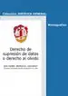 AudioLibro Derecho de Supresion de Datos o Derecho al Olvido de Ana Isabel Berrocal Lanzarot