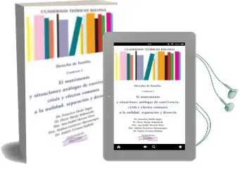 Descargar AudioLibro Cuadernos Teoricos Bolonia: Derecho de Familia: Cuaderno i: El Matrimonio y Situaciones Analogas de Conviencia: Crisis y Efectos Comunes a la Nulidad, Separacion y Divorcio de Lledo Yague Fra año 2018