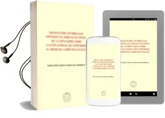 Descargar AudioLibro Dialogo Entre los Tribunales Españoles y el Tribunal de Justicia de la Union Europea. de Maria Jose Garcia Valdecasas año 2018